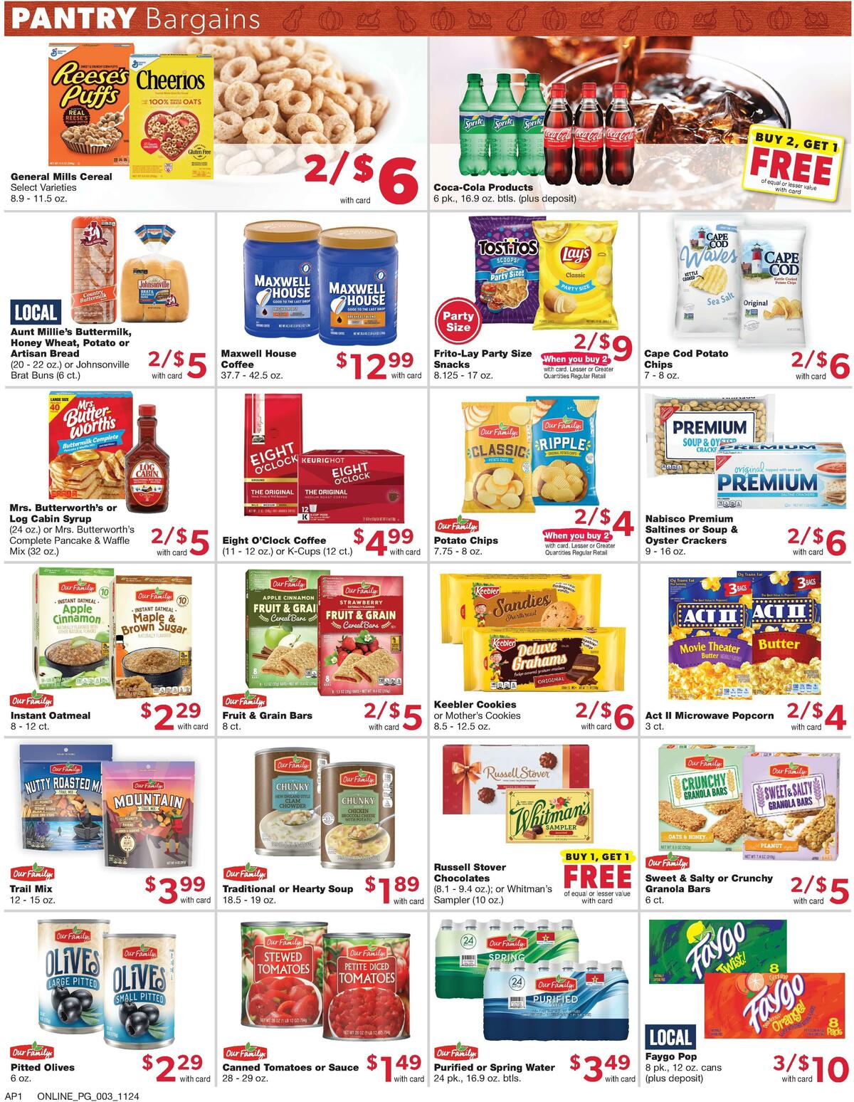 Family Fare Weekly Ad from November 24