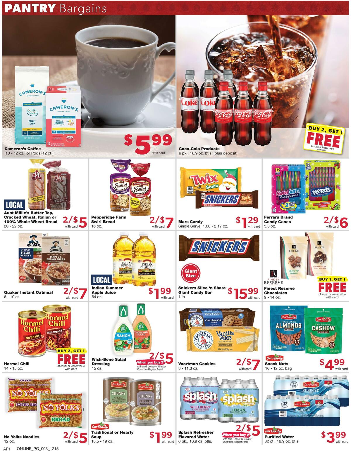 Family Fare Weekly Ad from December 15