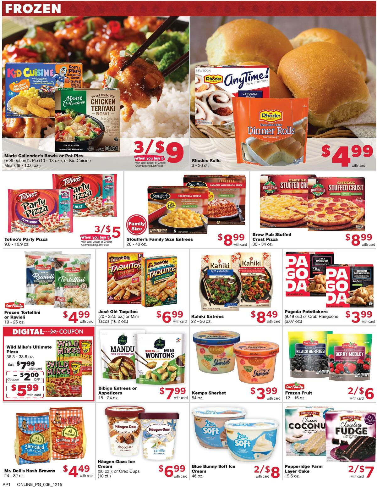 Family Fare Weekly Ad from December 15