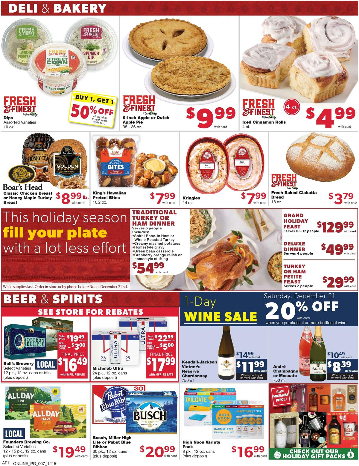 Family Fare Weekly Ad from December 15