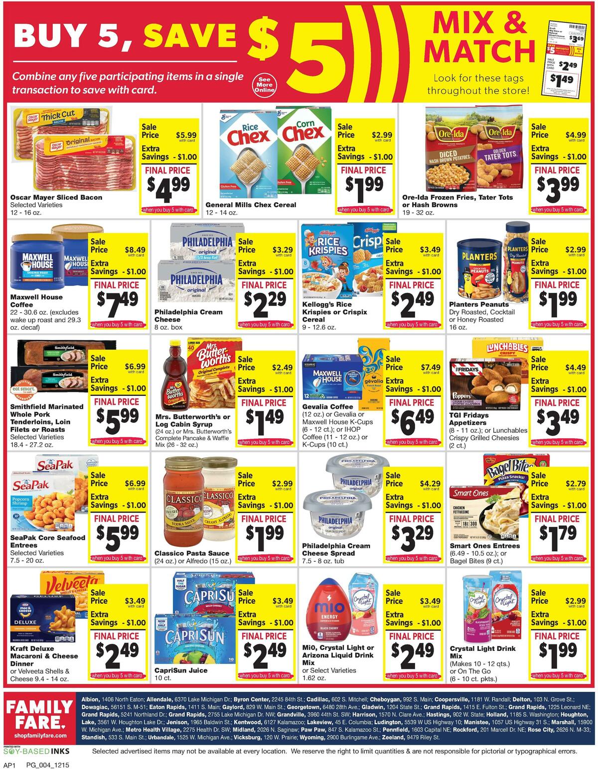 Family Fare Weekly Ad from December 15