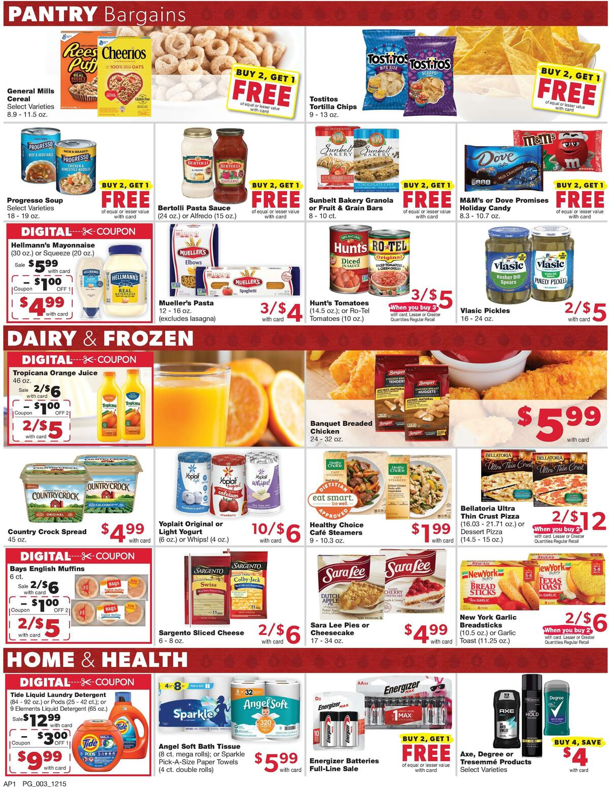 Family Fare Weekly Ad from December 15