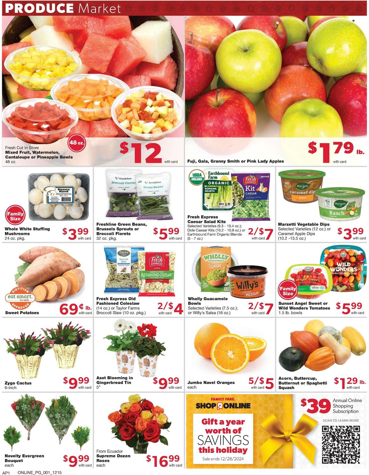 Family Fare Weekly Ad from December 15