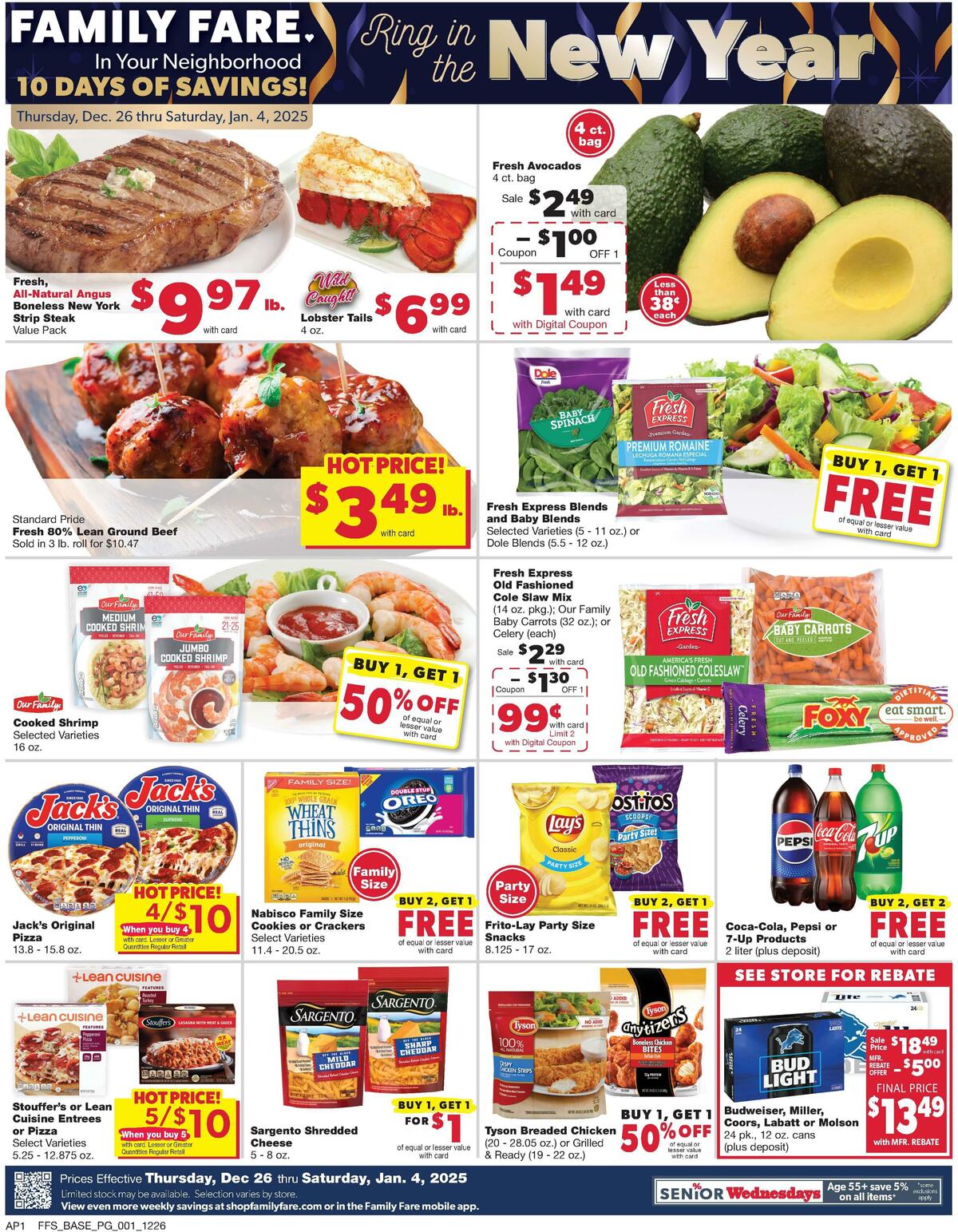 Family Fare Weekly Ad from December 26