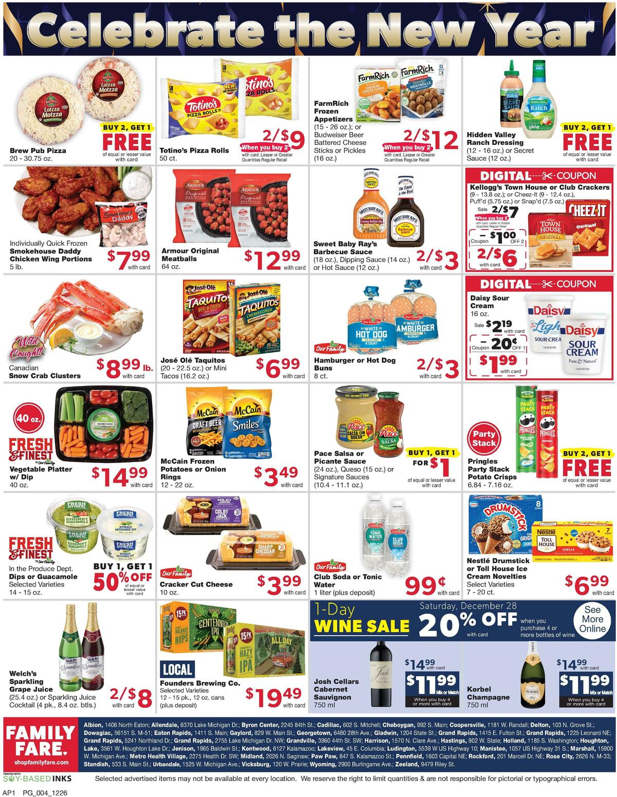 Family Fare Weekly Ad from December 26