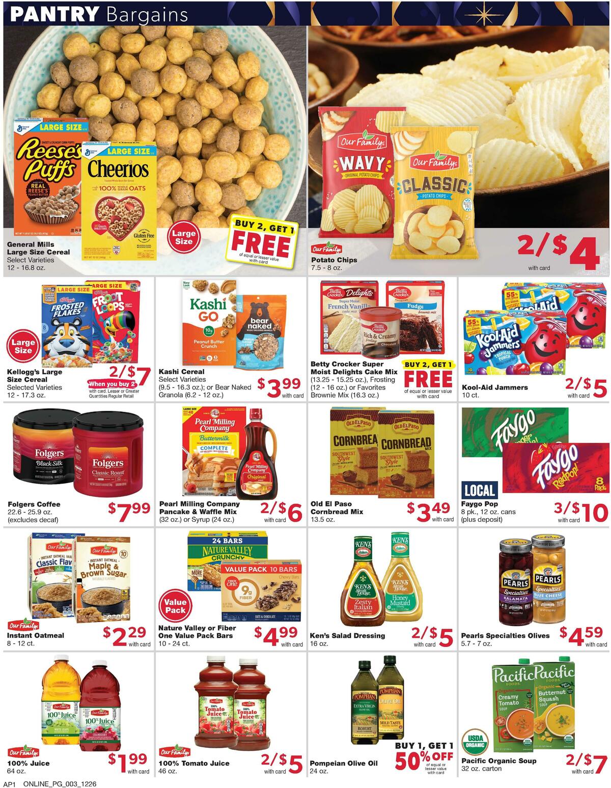 Family Fare Weekly Ad from December 26