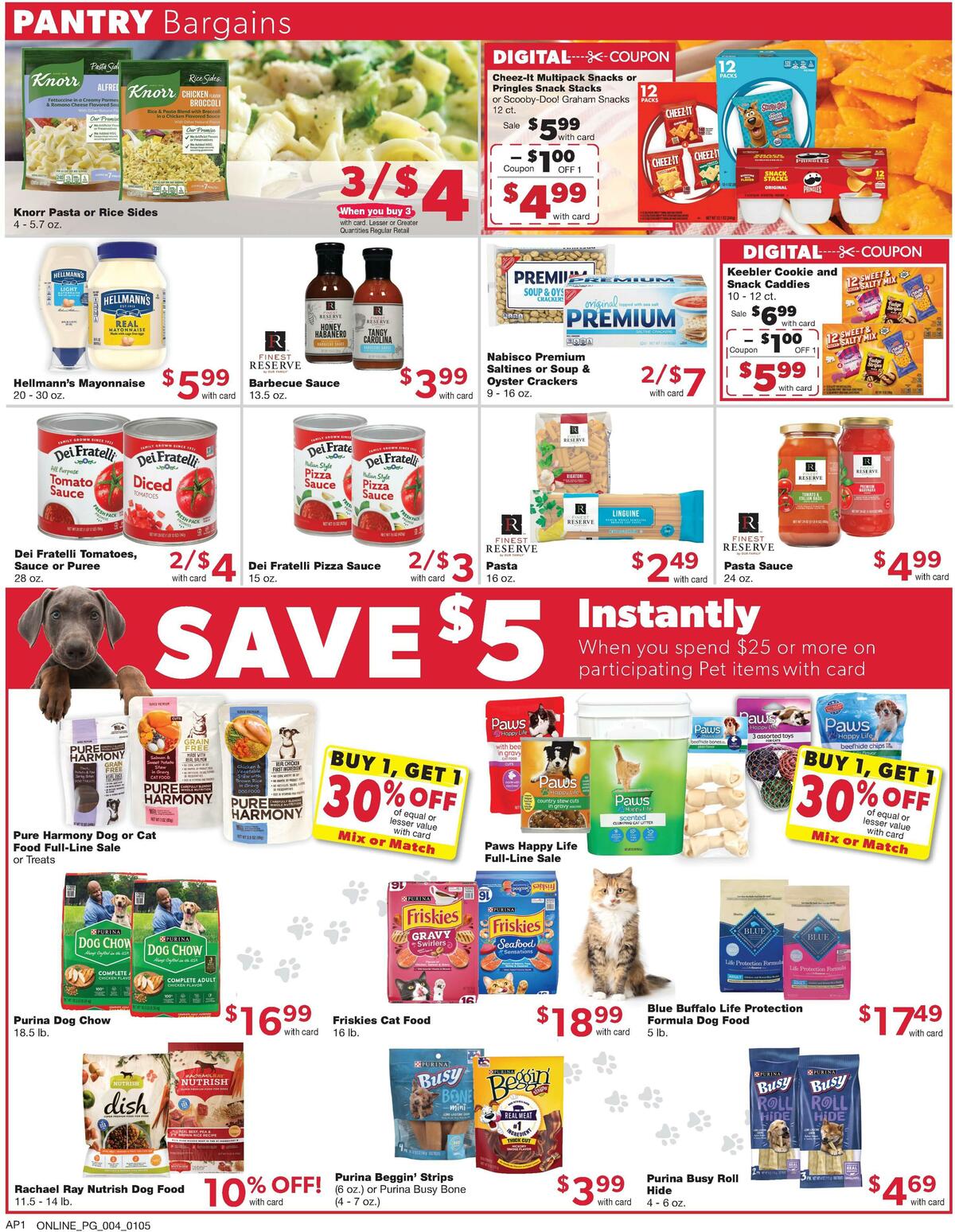 Family Fare Weekly Ad from January 5