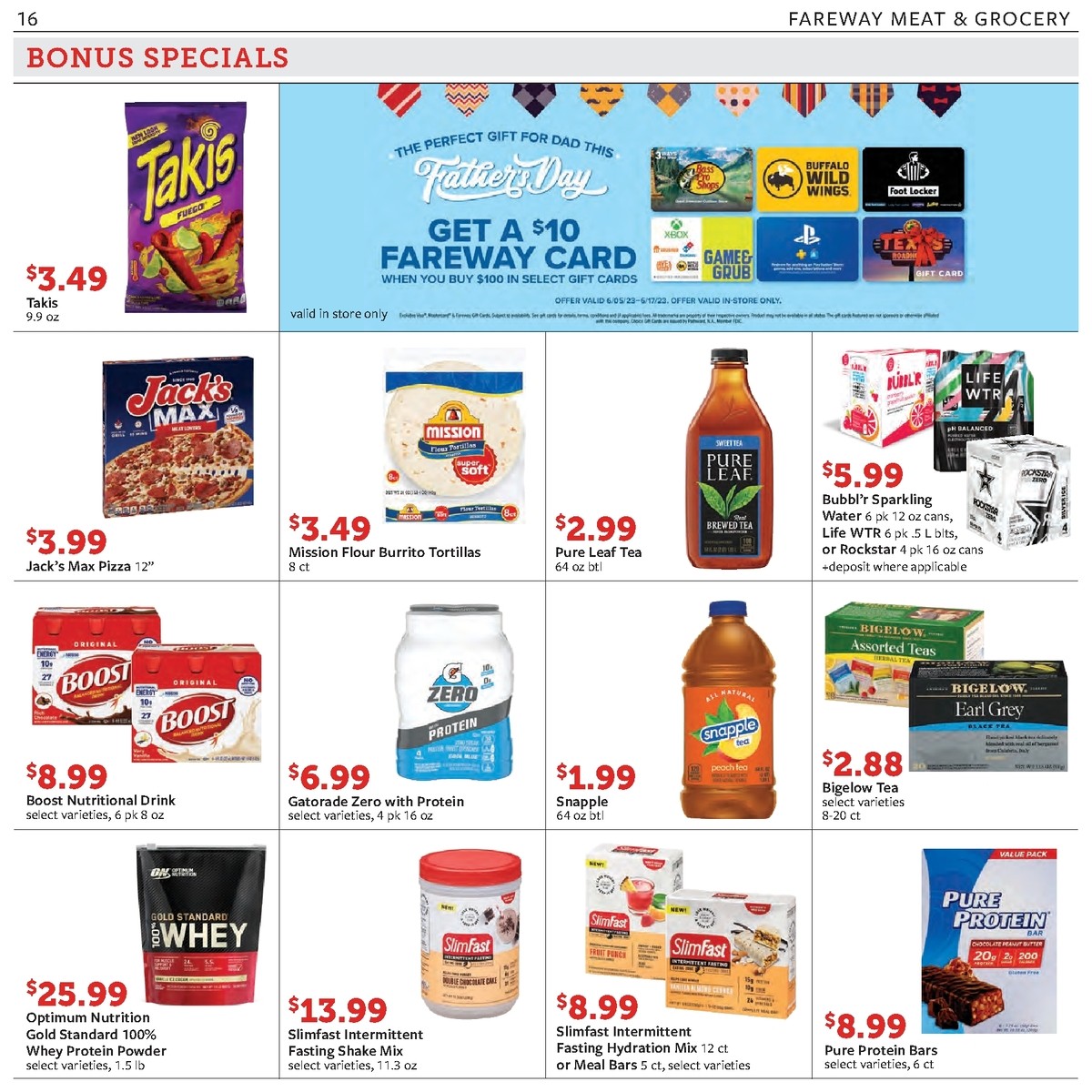 Fareway Weekly Ad from June 12