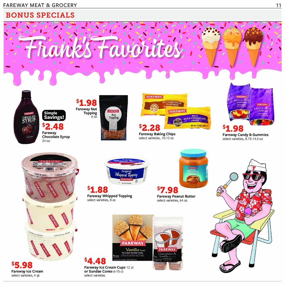 Fareway 3 Day Sale Weekly Ad from July 27