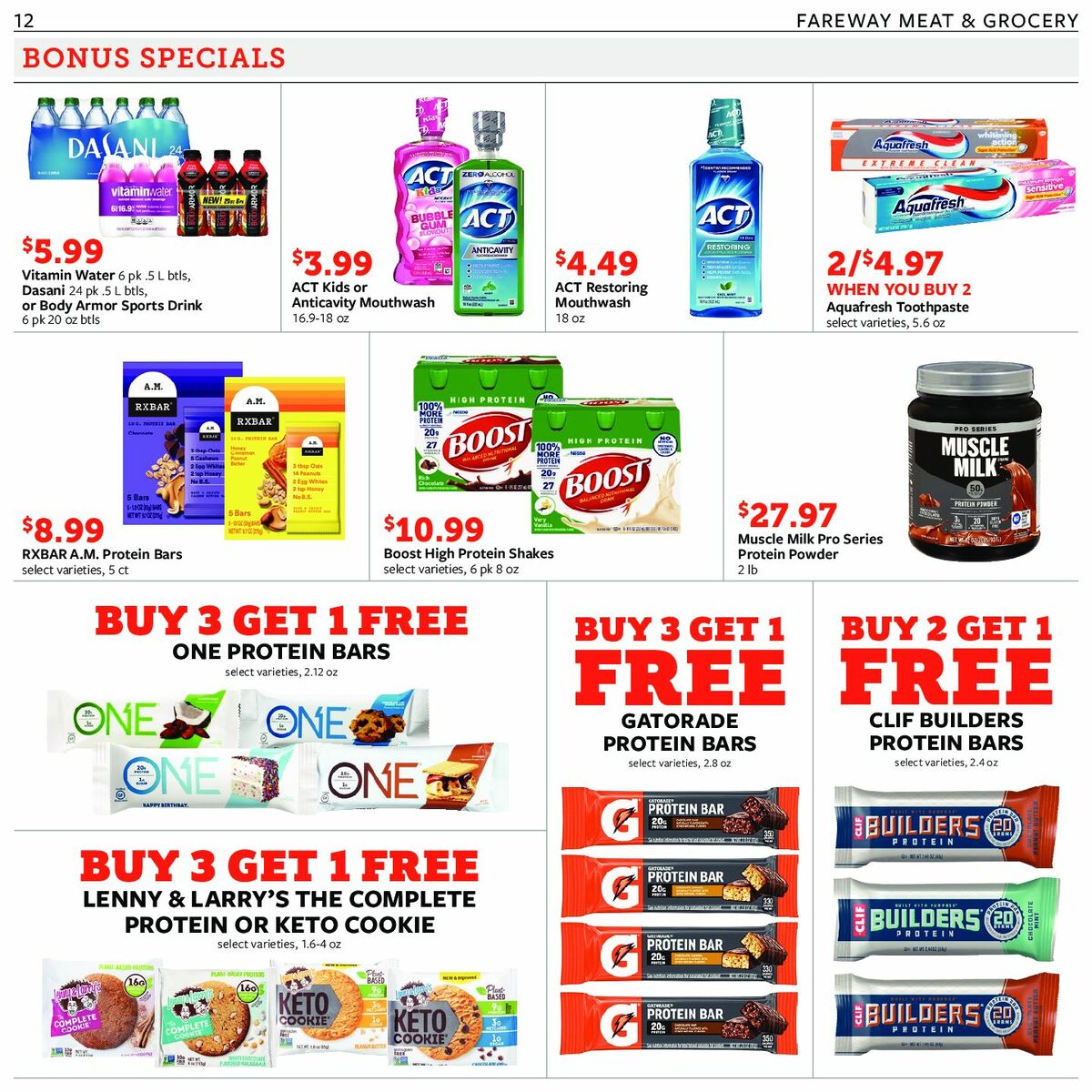 Fareway 3 Day Sale Weekly Ad from July 27