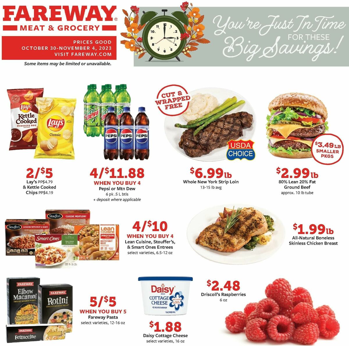 Fareway Weekly Ad from October 30