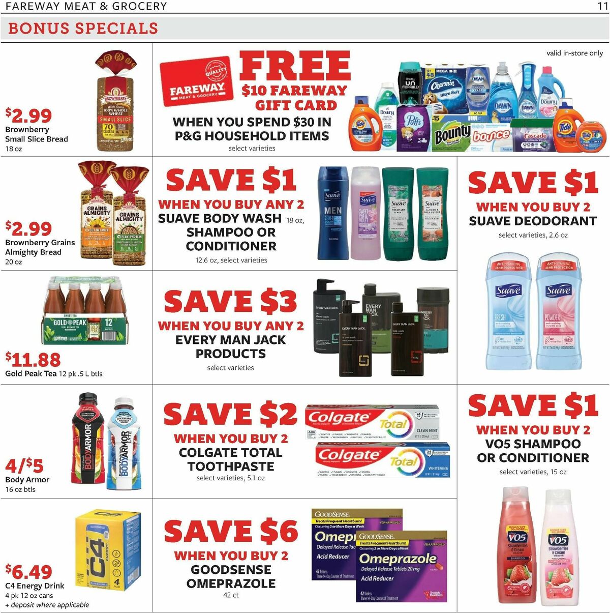 Fareway Weekly Ad from October 30