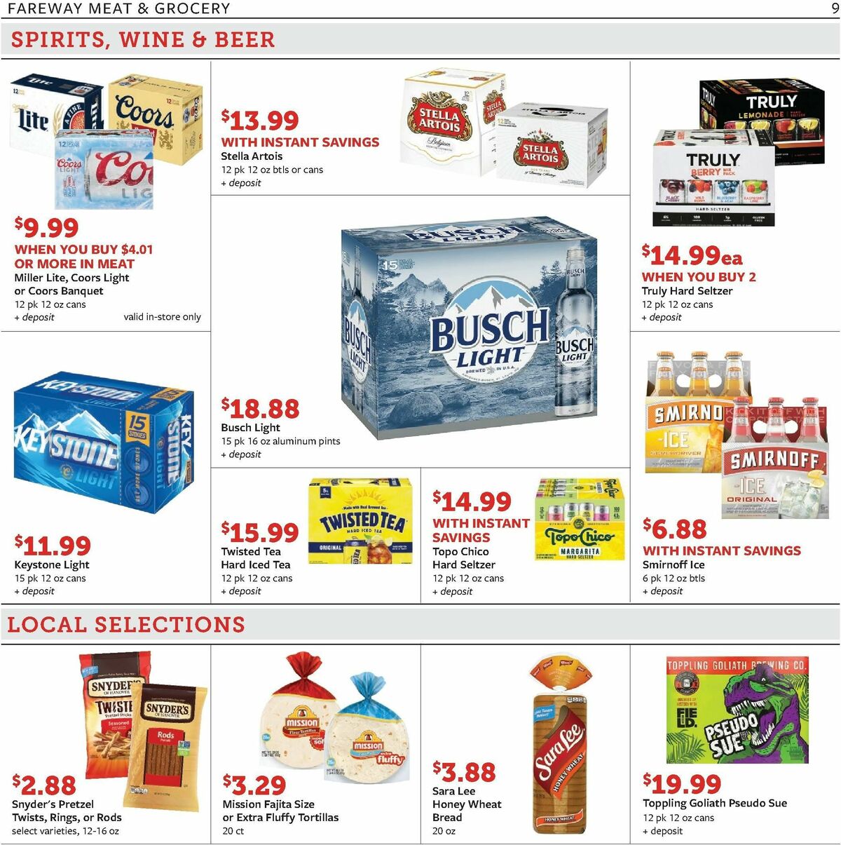 Fareway Weekly Ad from October 30