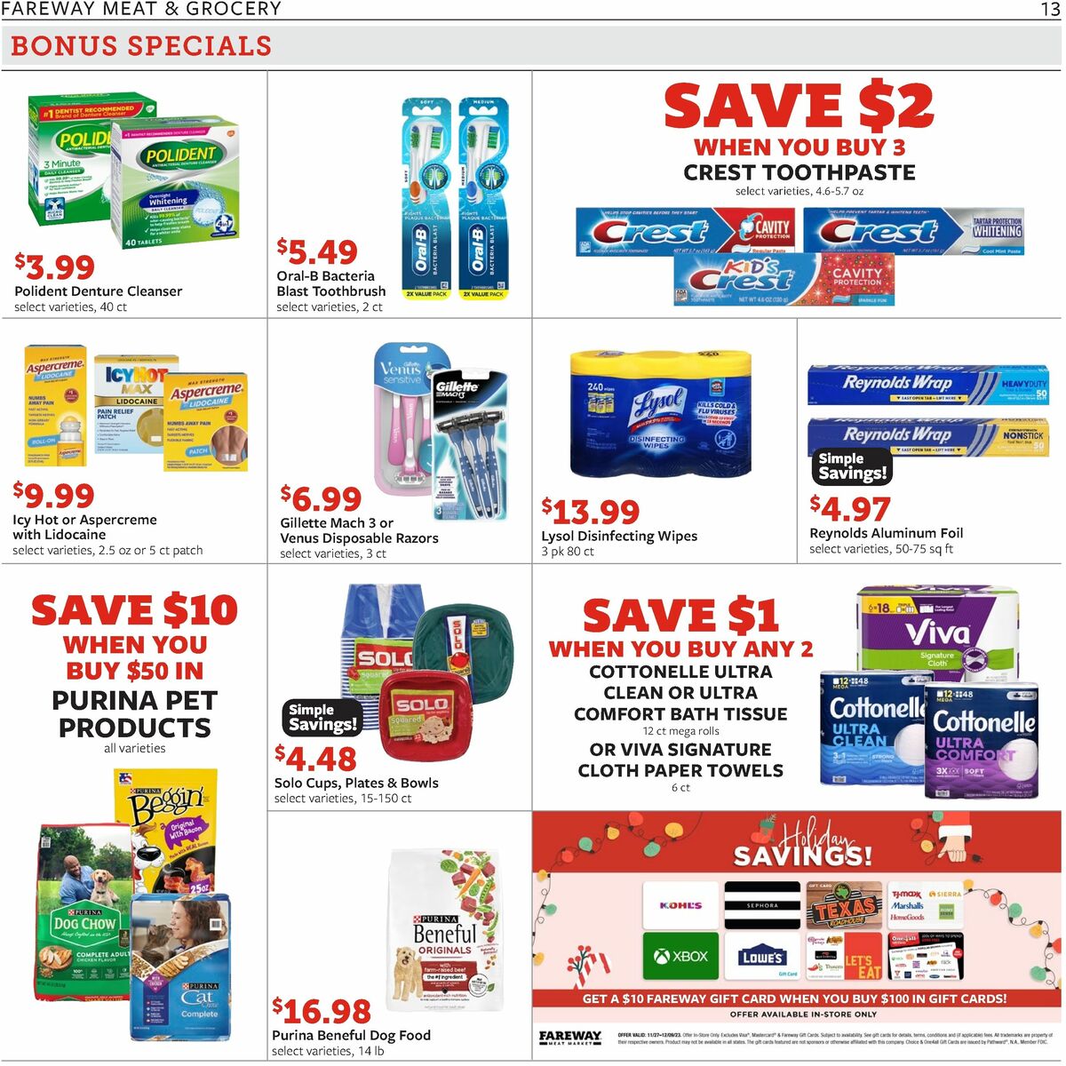 Fareway Weekly Ad from December 4