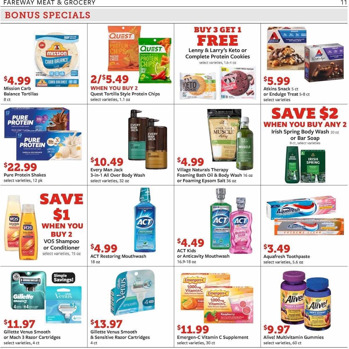 Fareway Weekly Ad from January 22