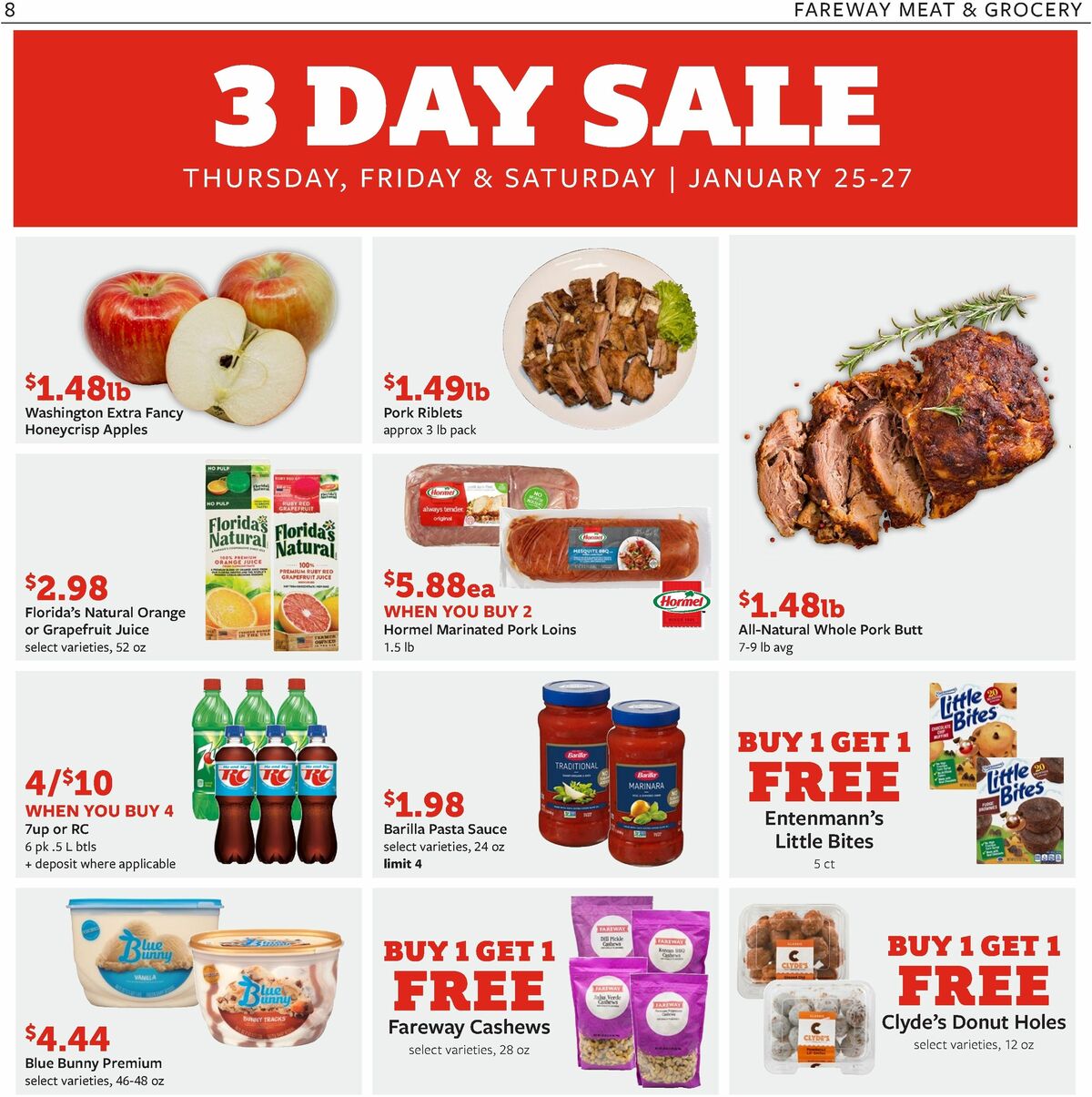 Fareway Weekly Ad from January 22