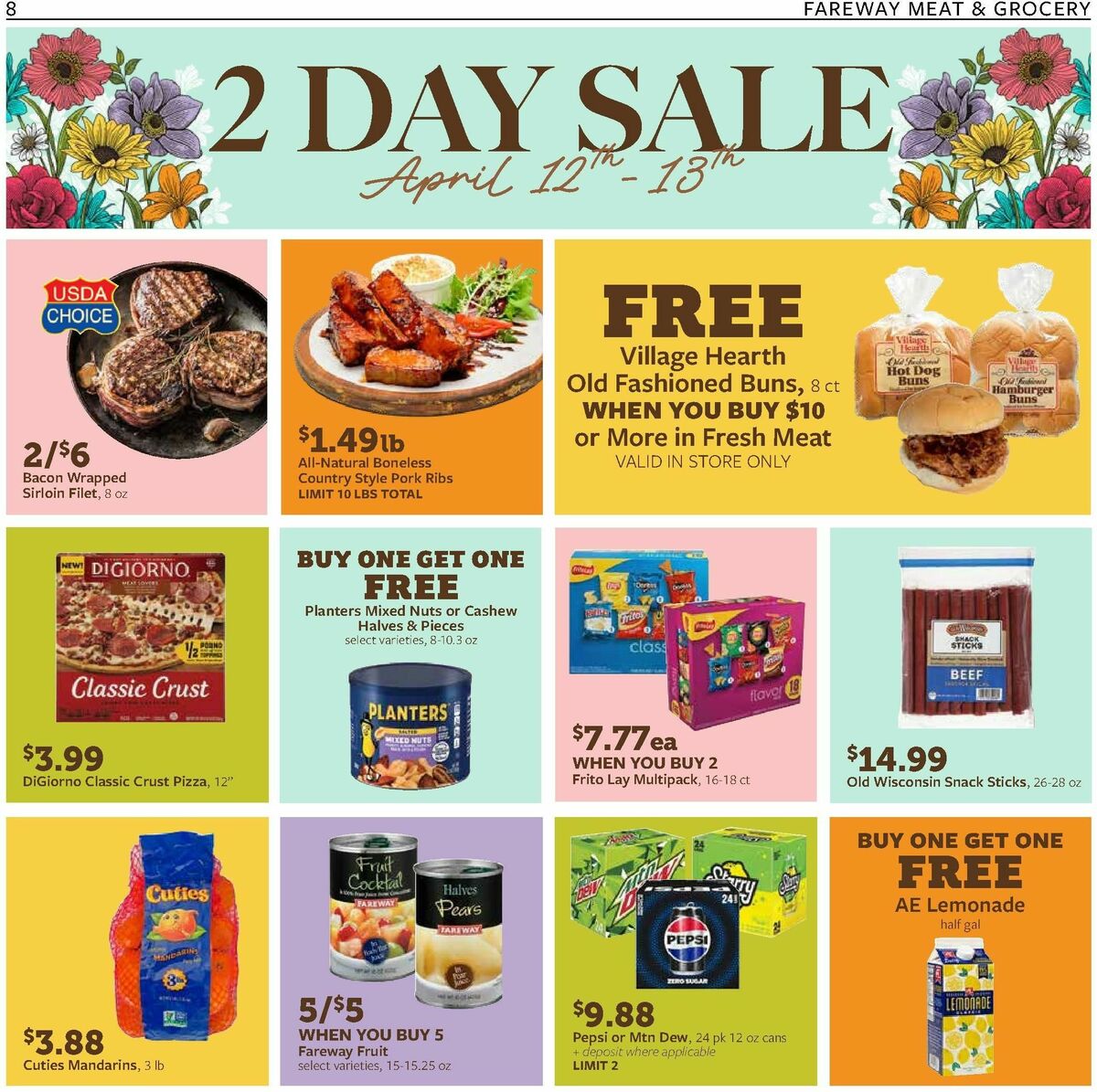 Fareway Weekly Ad from April 8