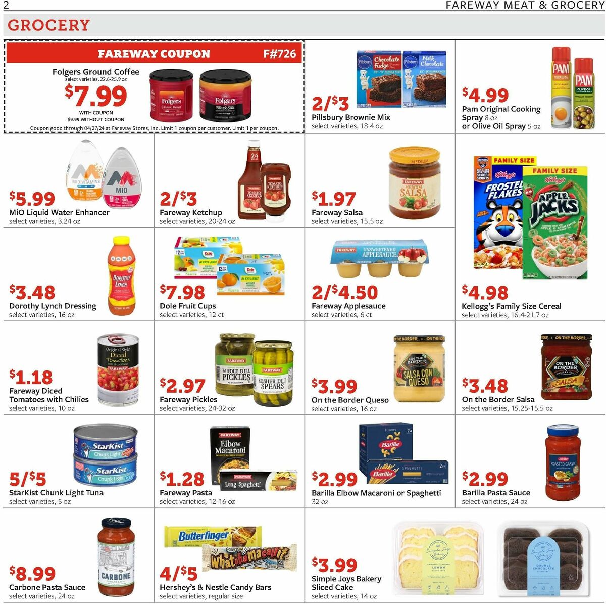 Fareway Weekly Ad from April 22