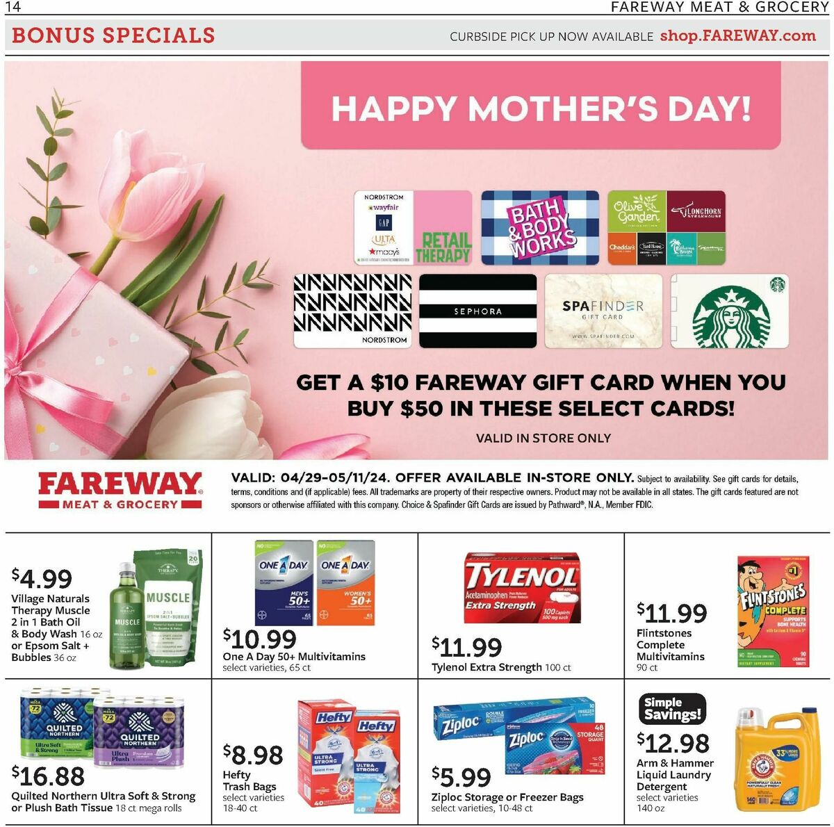 Fareway Weekly Ad from April 29