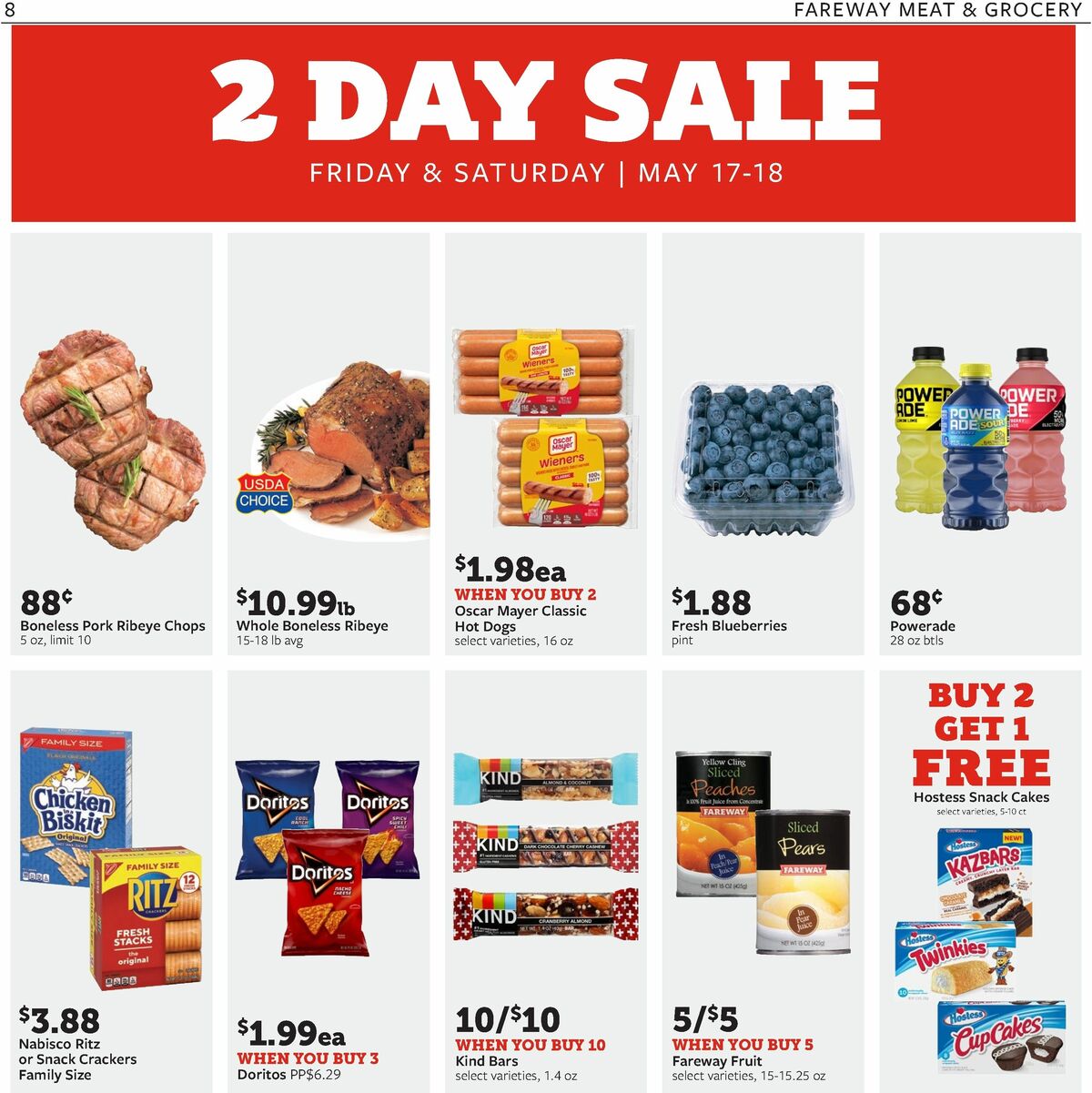 Fareway 2-Day Sale Weekly Ad from May 17