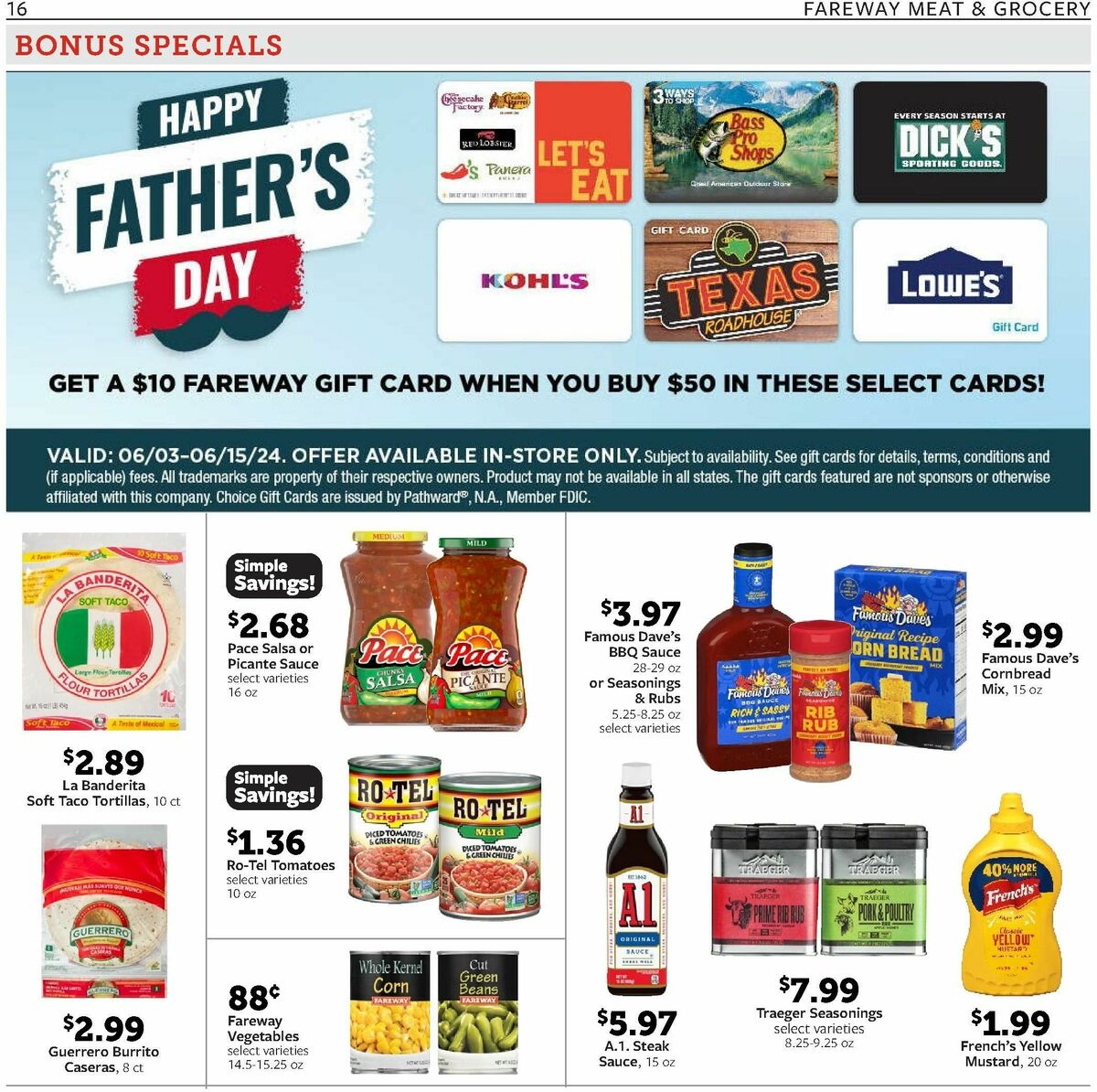 Fareway Weekly Ad from June 3