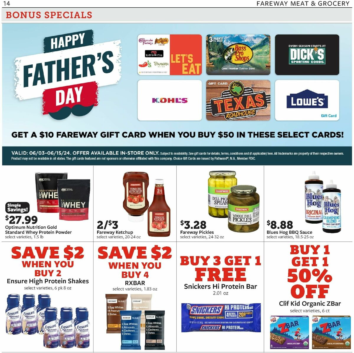 Fareway Weekly Ad from June 10