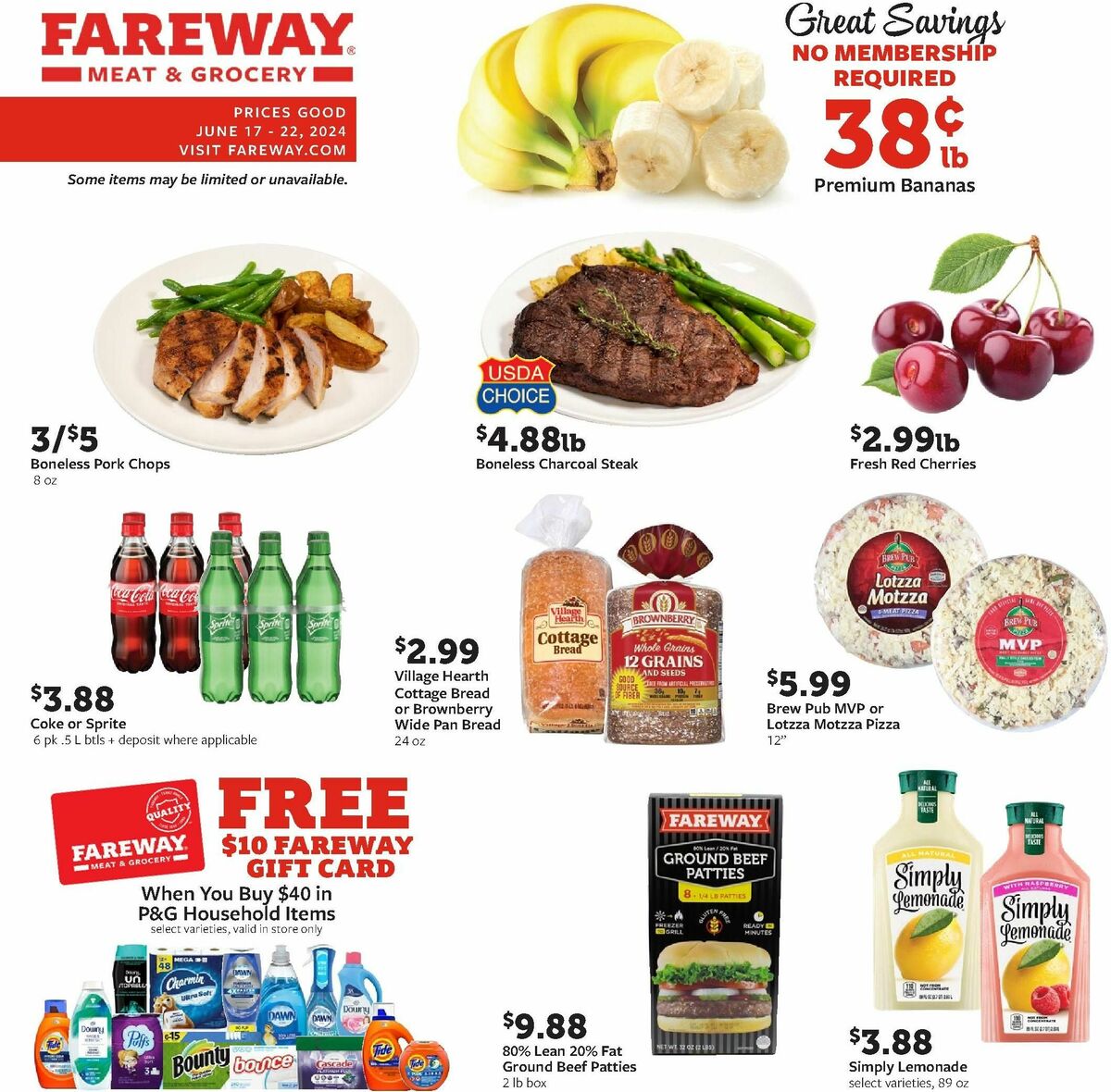 Fareway Weekly Ad from June 17