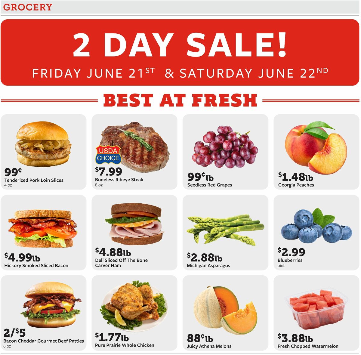 Fareway 2-Day Sale Weekly Ad from June 21