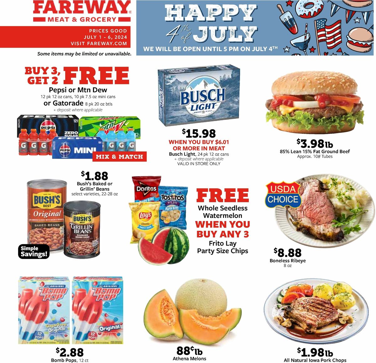 Fareway Weekly Ad from July 1