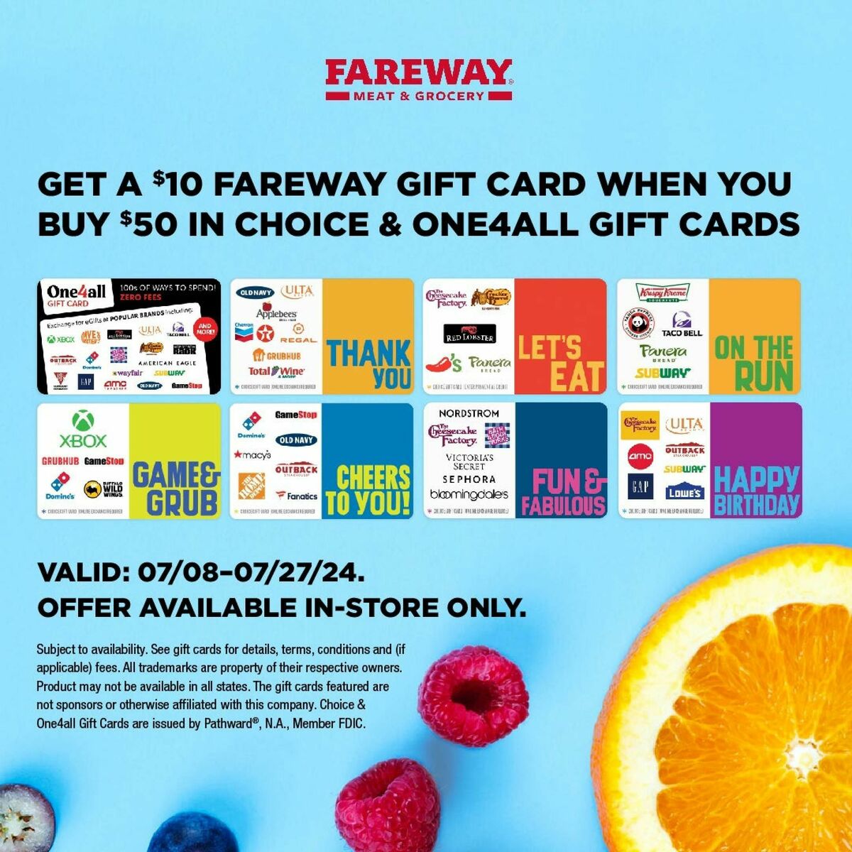 Fareway Monthly Ad Weekly Ad from July 8