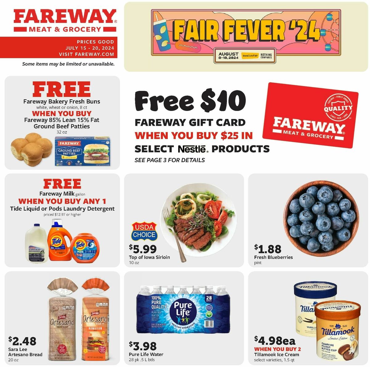 Fareway Weekly Ad from July 15