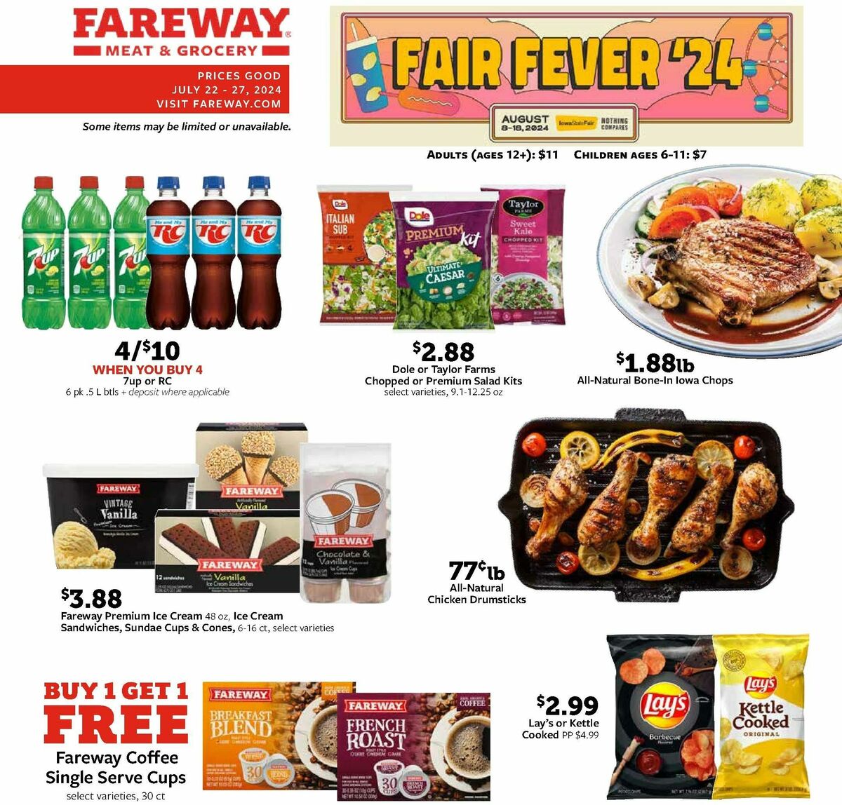 Fareway Weekly Ad from July 22