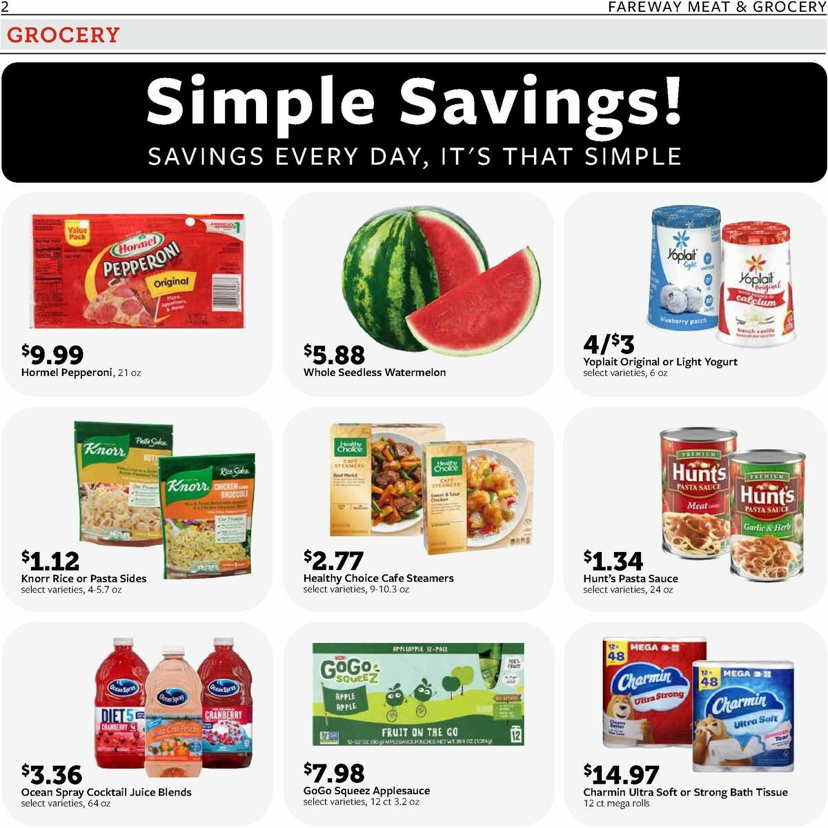 Fareway Weekly Ad from July 22