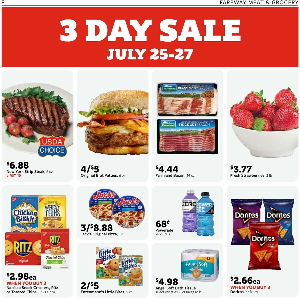 Fareway Weekly Ad from July 22