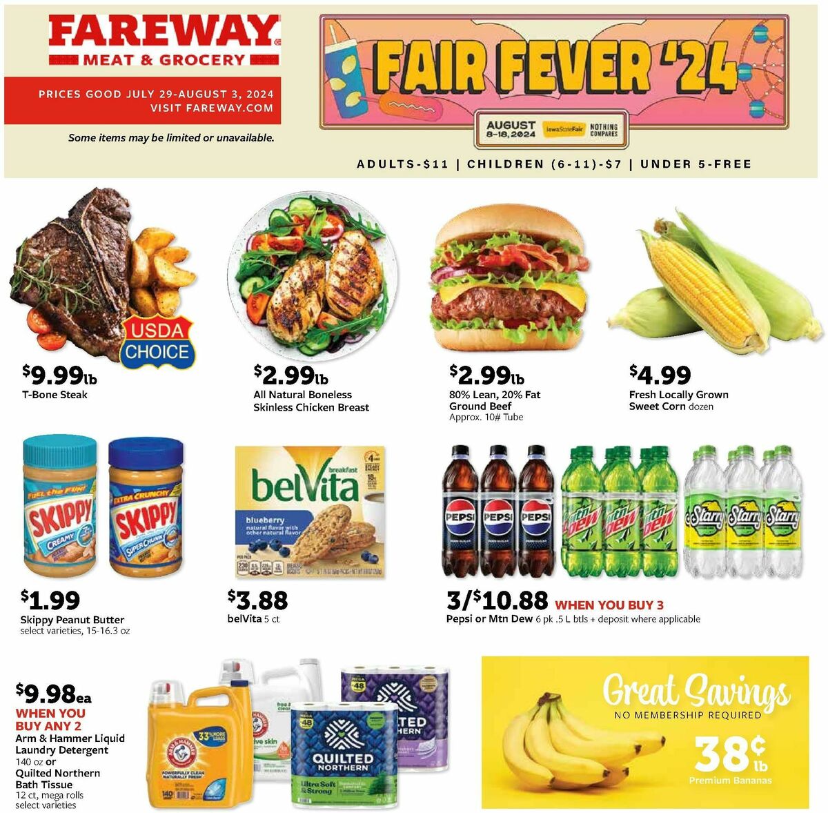 Fareway Weekly Ad from July 29