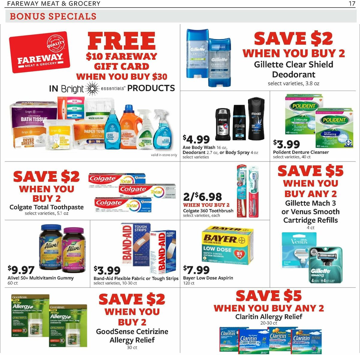 Fareway Weekly Ad from August 5