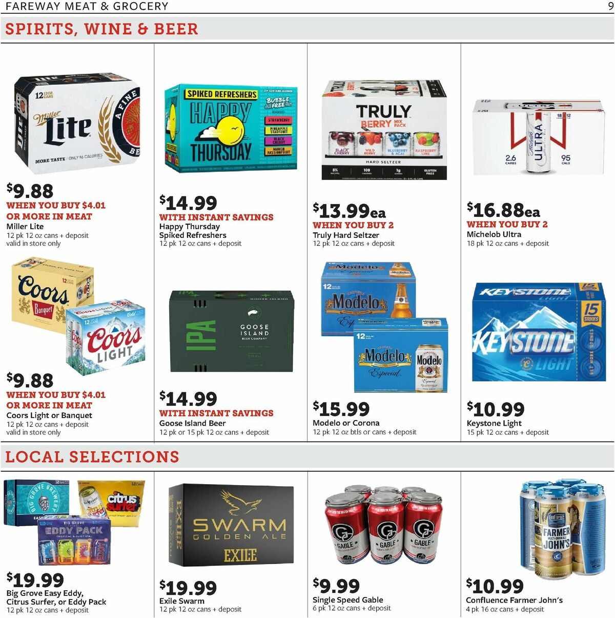 Fareway Weekly Ad from August 5