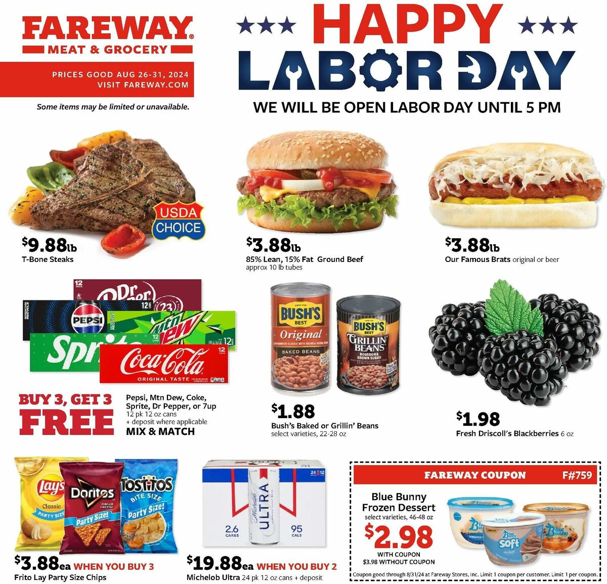 Fareway Weekly Ad from August 26