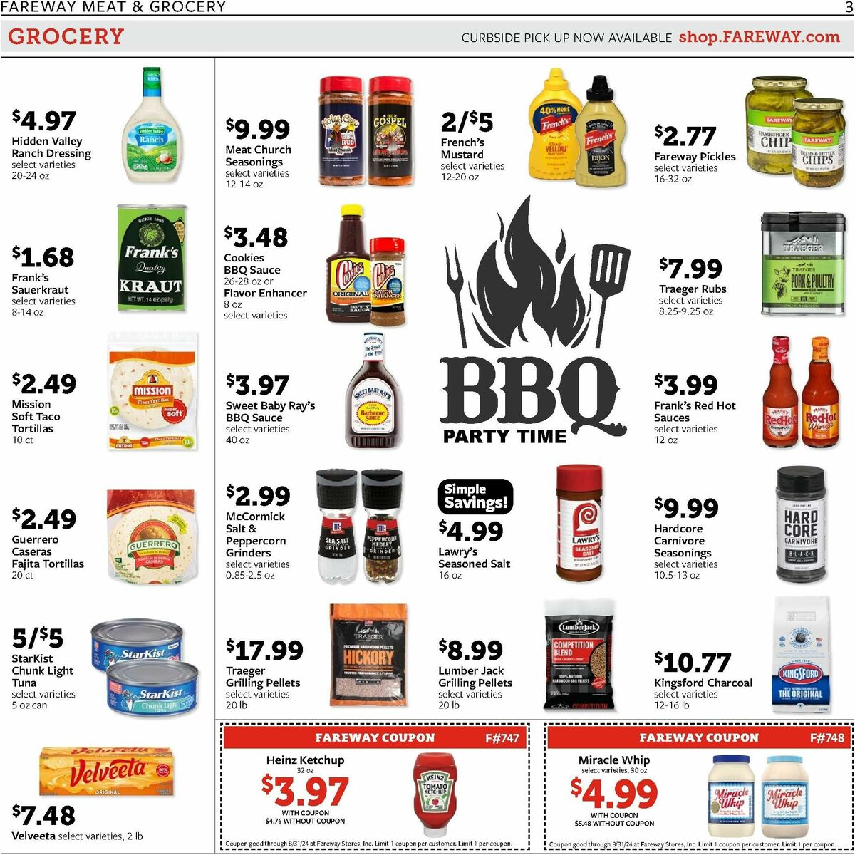 Fareway Weekly Ad from August 26