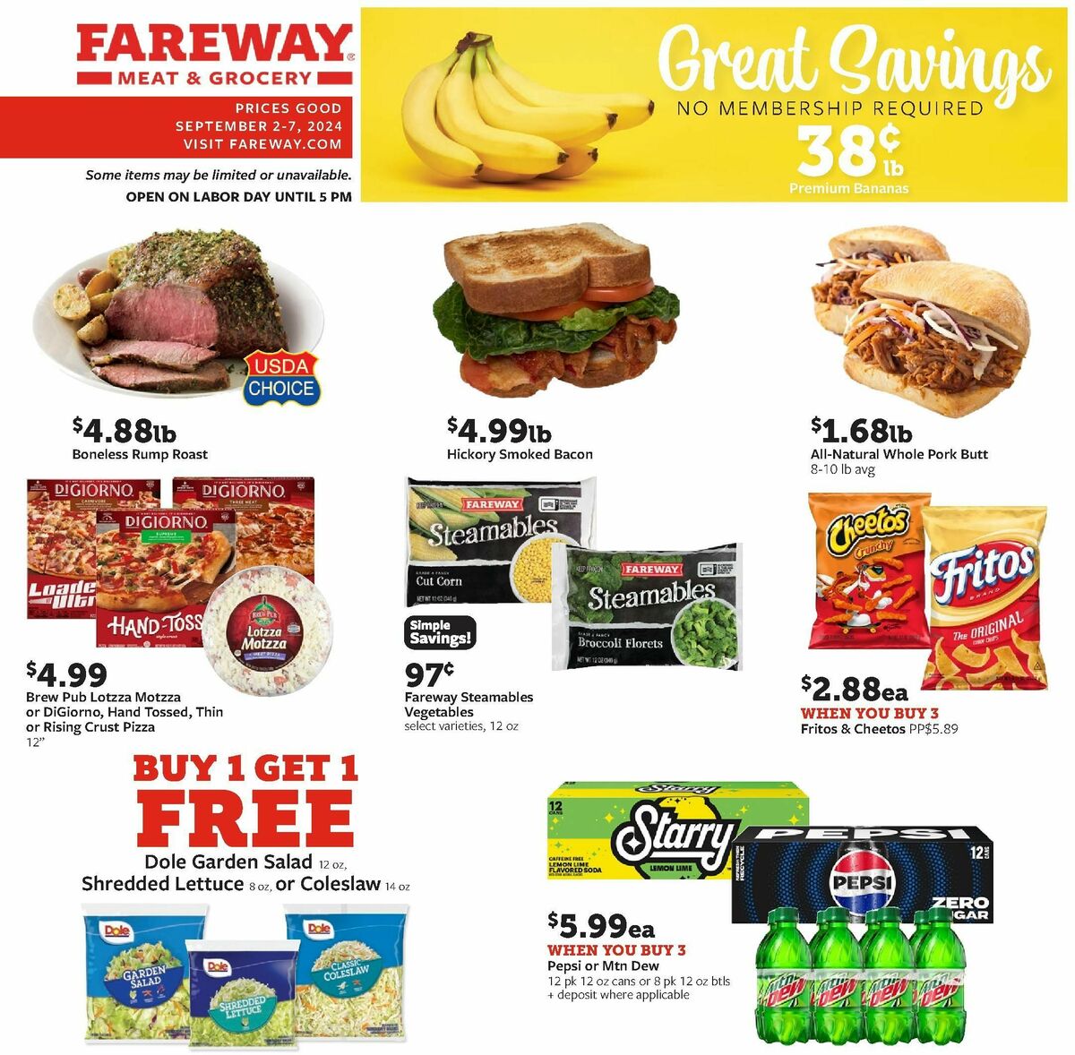 Fareway Weekly Ad from September 2