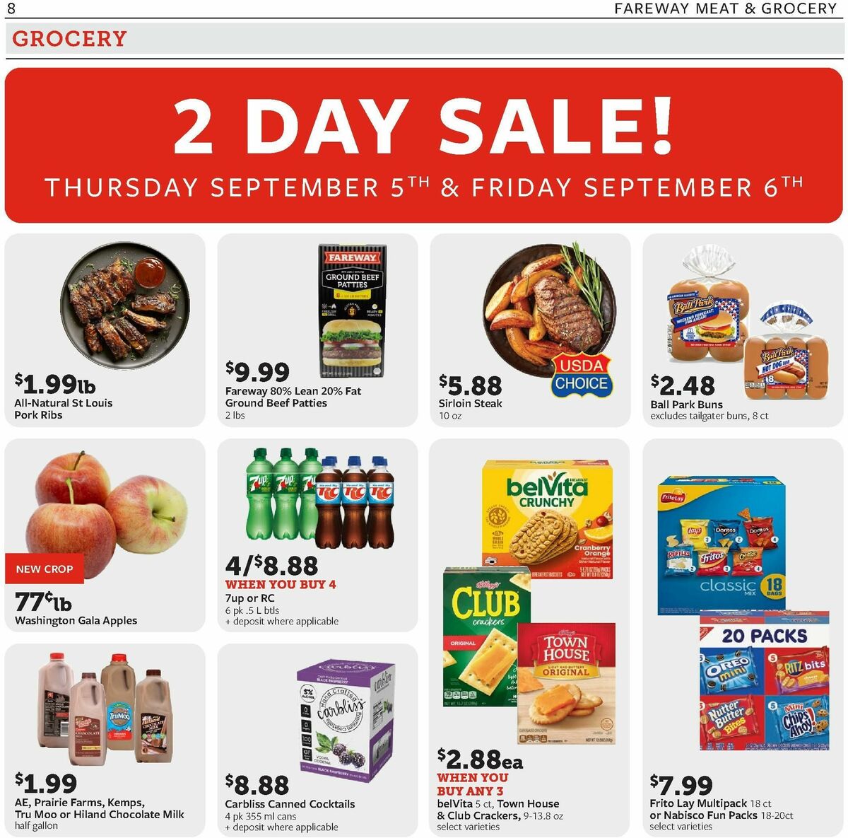 Fareway Weekly Ad from September 2