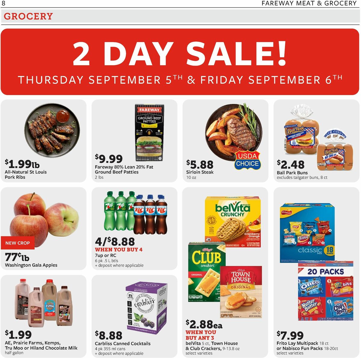 Fareway 2-Day Sale Weekly Ad from September 5