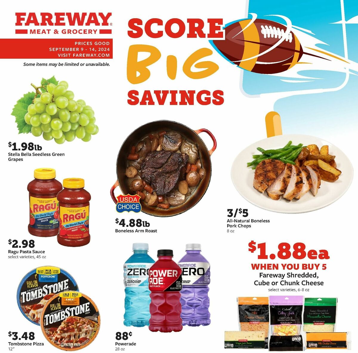 Fareway Weekly Ad from September 9