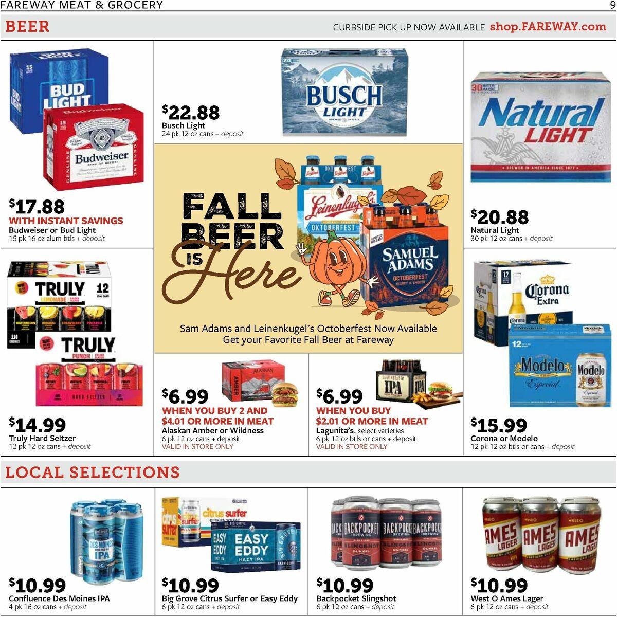 Fareway Weekly Ad from September 16