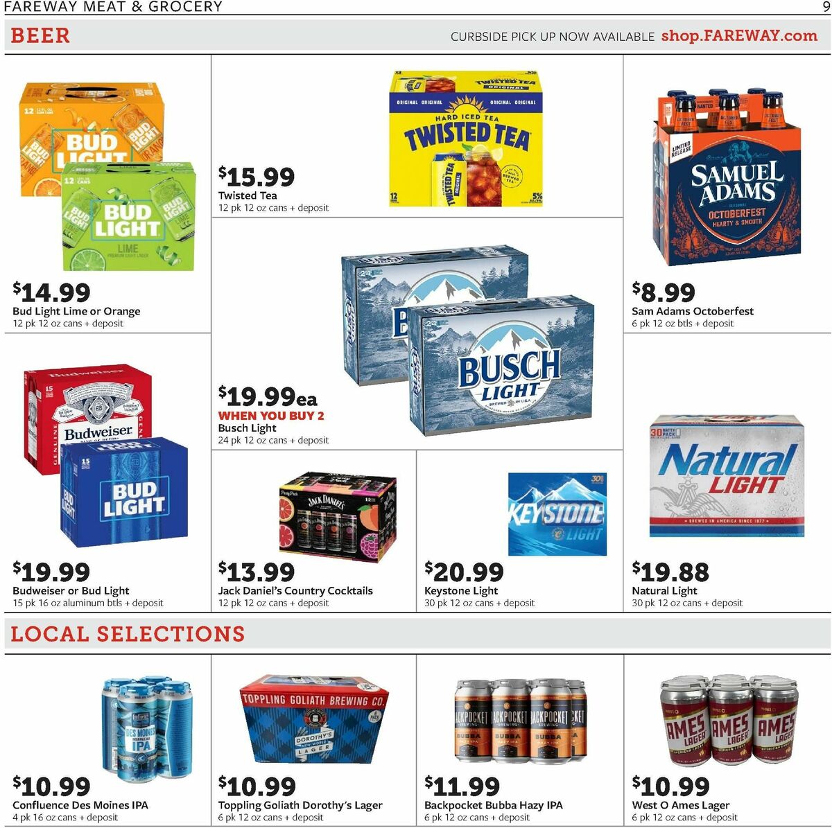 Fareway Weekly Ad from October 7