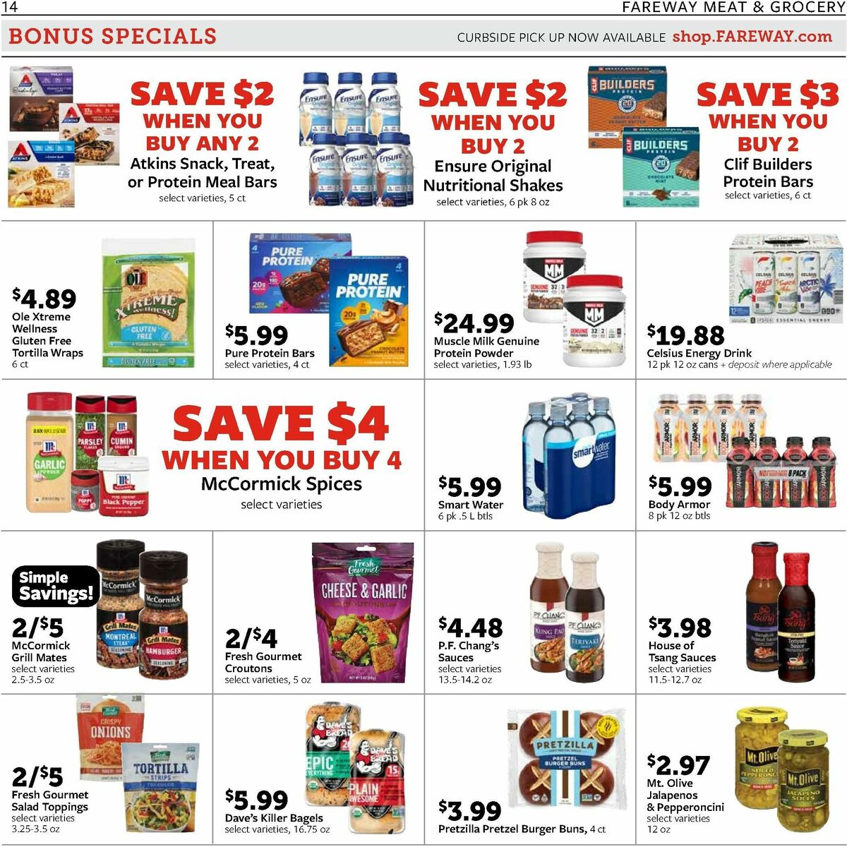 Fareway Weekly Ad from October 14