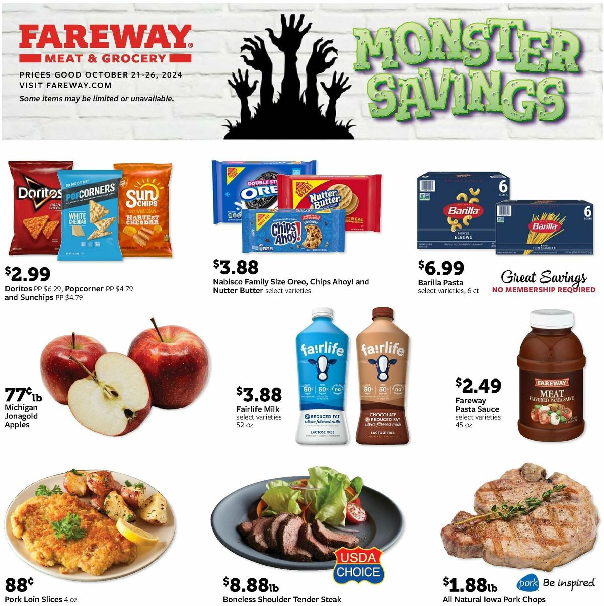 Fareway Weekly Ad from October 21