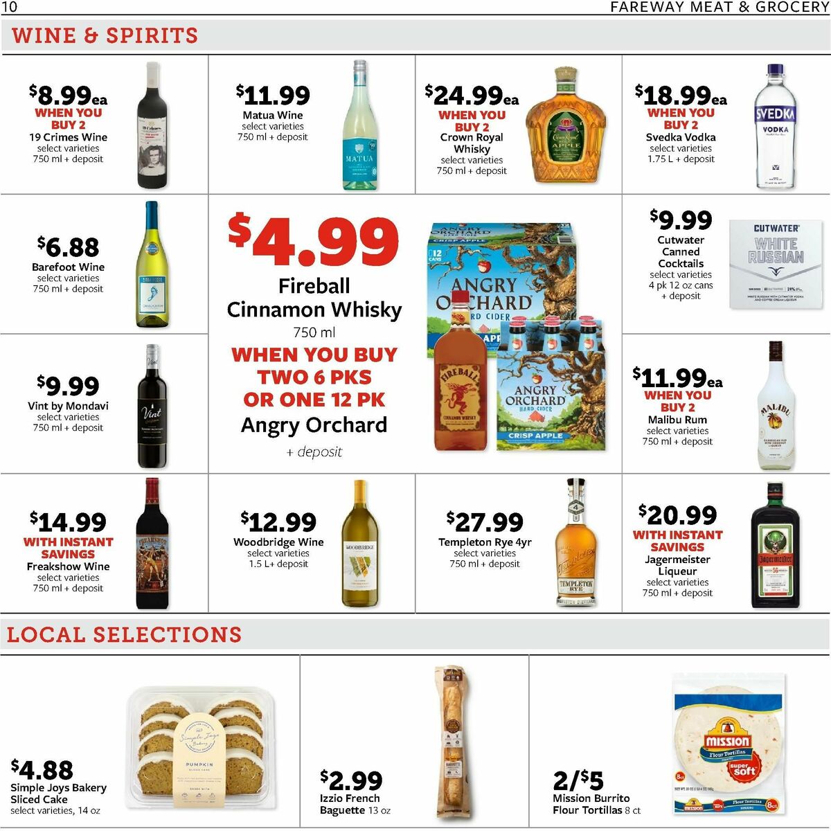 Fareway Weekly Ad from October 21