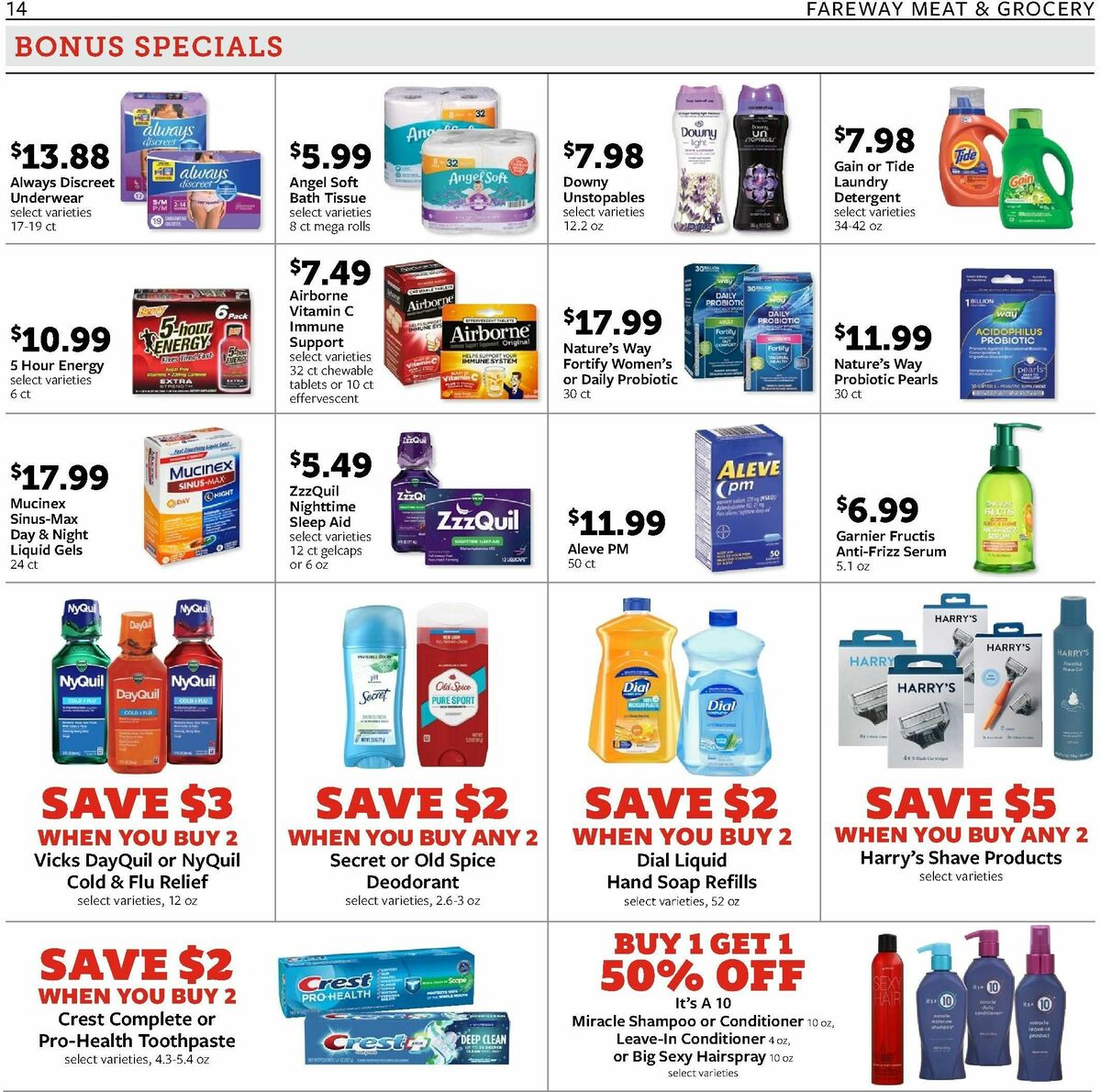 Fareway Weekly Ad from October 21