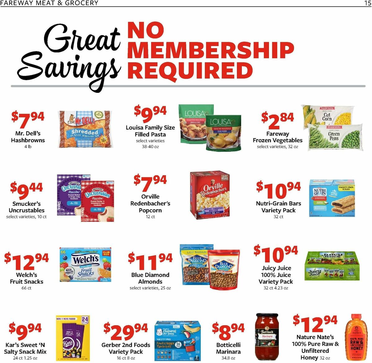 Fareway Weekly Ad from October 21